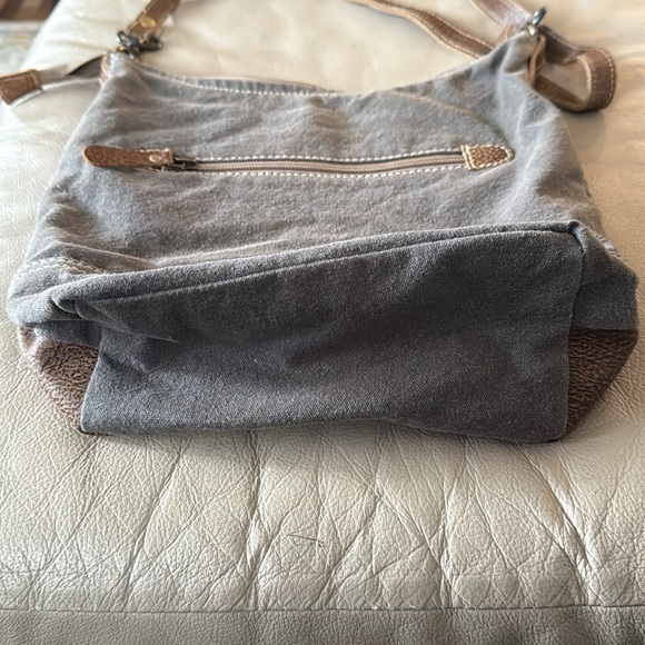 Myra Shoulder / Crossbody Bag mixed media boho - Picture 6 of 11